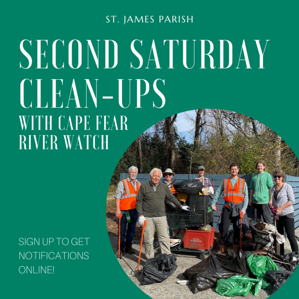 Second Saturday Clean Ups with Cape Fear River Watch
