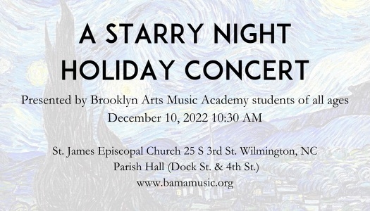 Brooklyn Arts Music Academy: A Starry Night Holiday concert