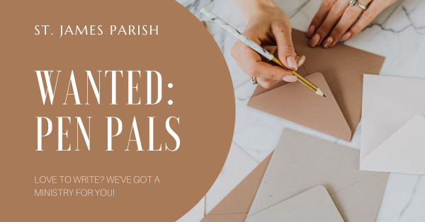 Ministry Opportunity: Pen Pals Wanted!