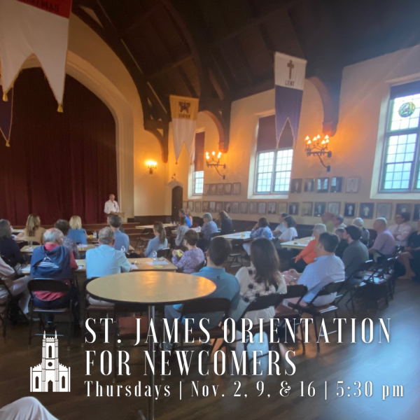 St. James Orientation for Newcomers Fall 2023