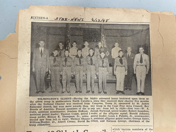 A Special Request: History for Boy Scout Troup 13
